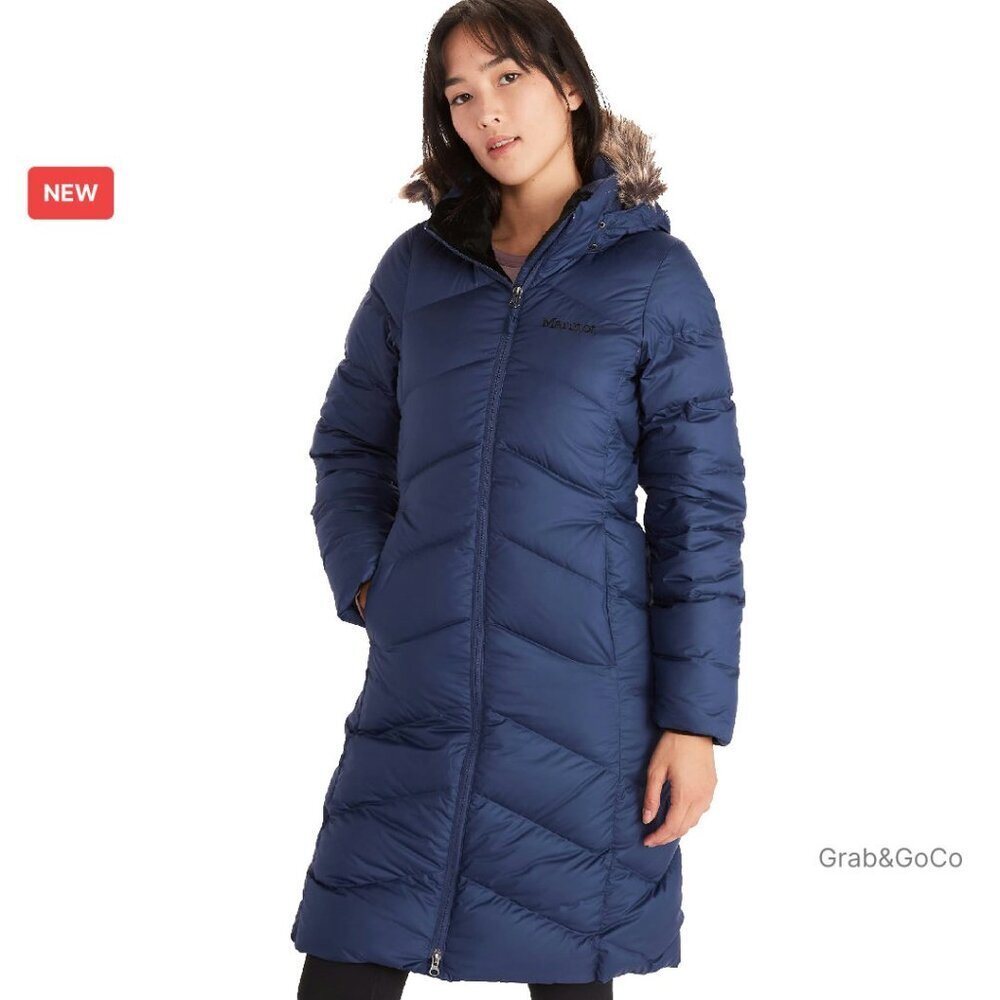 Full-Length Down Puffer Coat Classic Chic Winter Parka Water-Resistant Warm